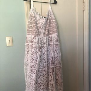 City chic ivory lace dress